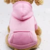 Fashion Dog Clothing Autumn And Winter Small Pet Clothes Thickening Warm Solid Color Two-Feet Hooded Wweater Casual Pet Products - Image 33