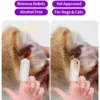 50 PCS Pet Cleaning Products  Ear Cleaning Wipes  Ear Care Fingertips  Ear Mite Removal  Cat and Dog Ear Cleaning Pet Products - Image 10