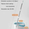 mops floor cleaning tools easy to drain Squeeze mop Household cleaning 360° spin home Floor mop cleaning brooms utensils house - Image 13