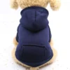 Fashion Dog Clothing Autumn And Winter Small Pet Clothes Thickening Warm Solid Color Two-Feet Hooded Wweater Casual Pet Products - Image 12