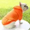 Fashion Dog Clothing Autumn And Winter Small Pet Clothes Thickening Warm Solid Color Two-Feet Hooded Wweater Casual Pet Products - Image 6