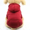 Fashion Dog Clothing Autumn And Winter Small Pet Clothes Thickening Warm Solid Color Two-Feet Hooded Wweater Casual Pet Products - Image 13