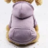 Fashion Dog Clothing Autumn And Winter Small Pet Clothes Thickening Warm Solid Color Two-Feet Hooded Wweater Casual Pet Products - Image 9